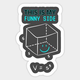 This Is My Funny Side - Education Design Sticker